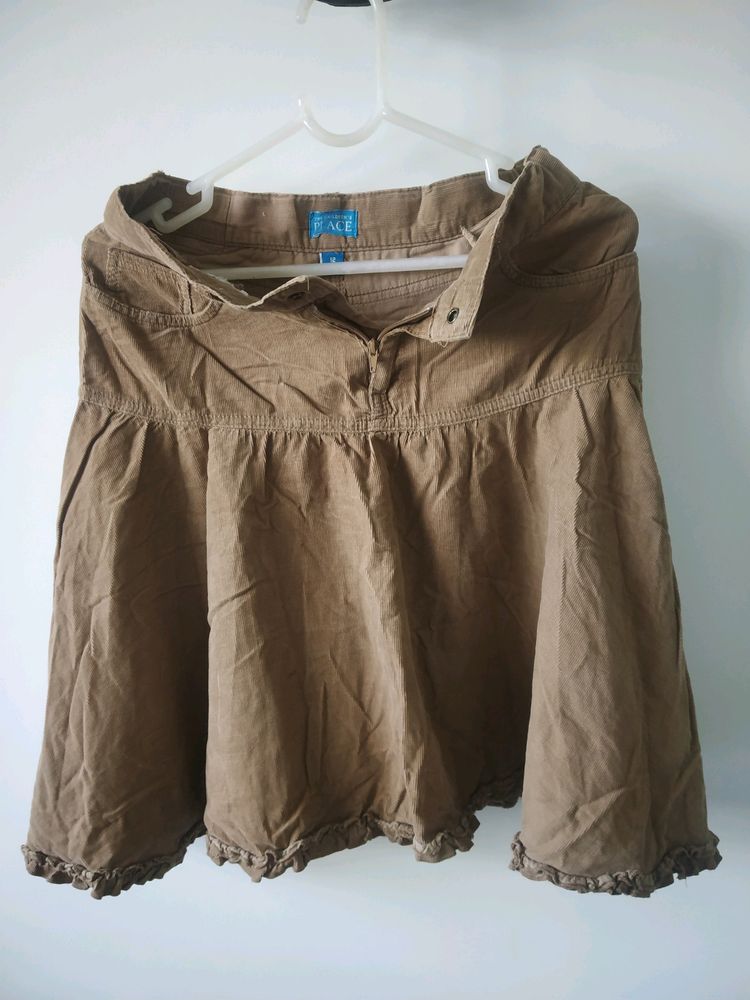 Imported Cordroy Skirt