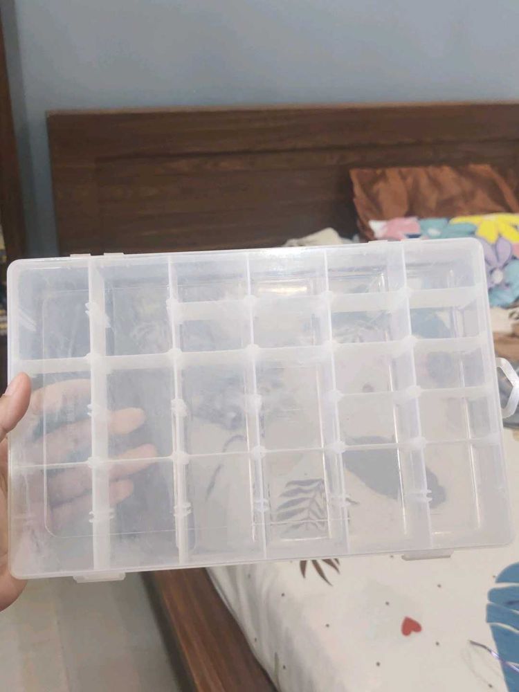 Clear Compartment Storage Box