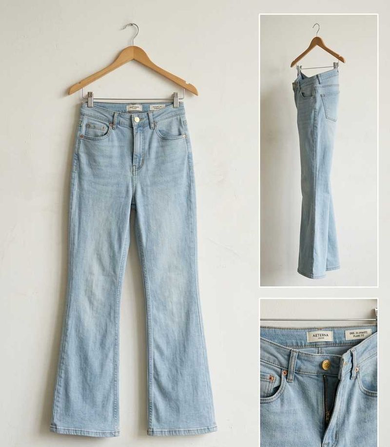 Light Wash Flare Jeans
