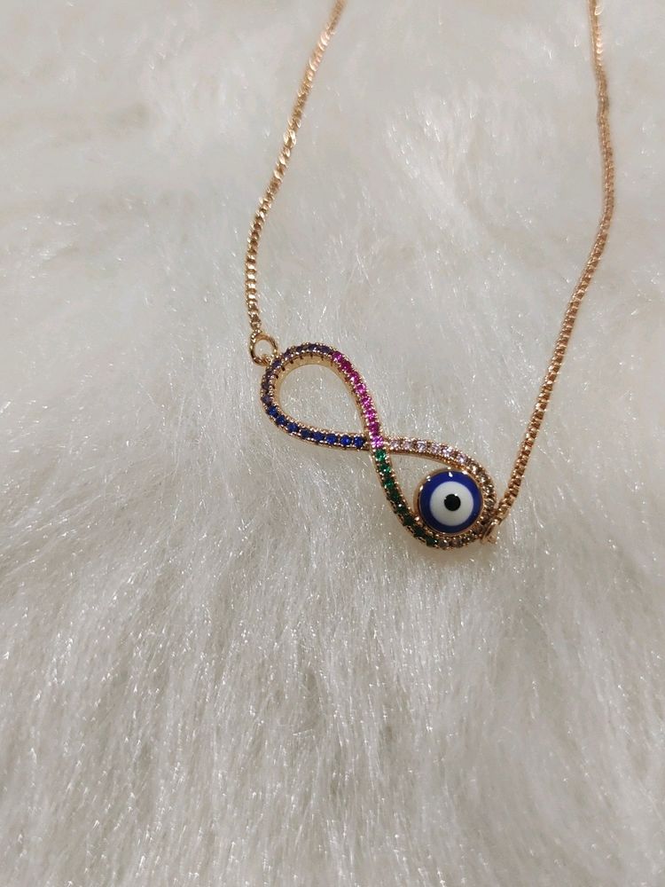 Infinity Design Evil Eye Bracelet