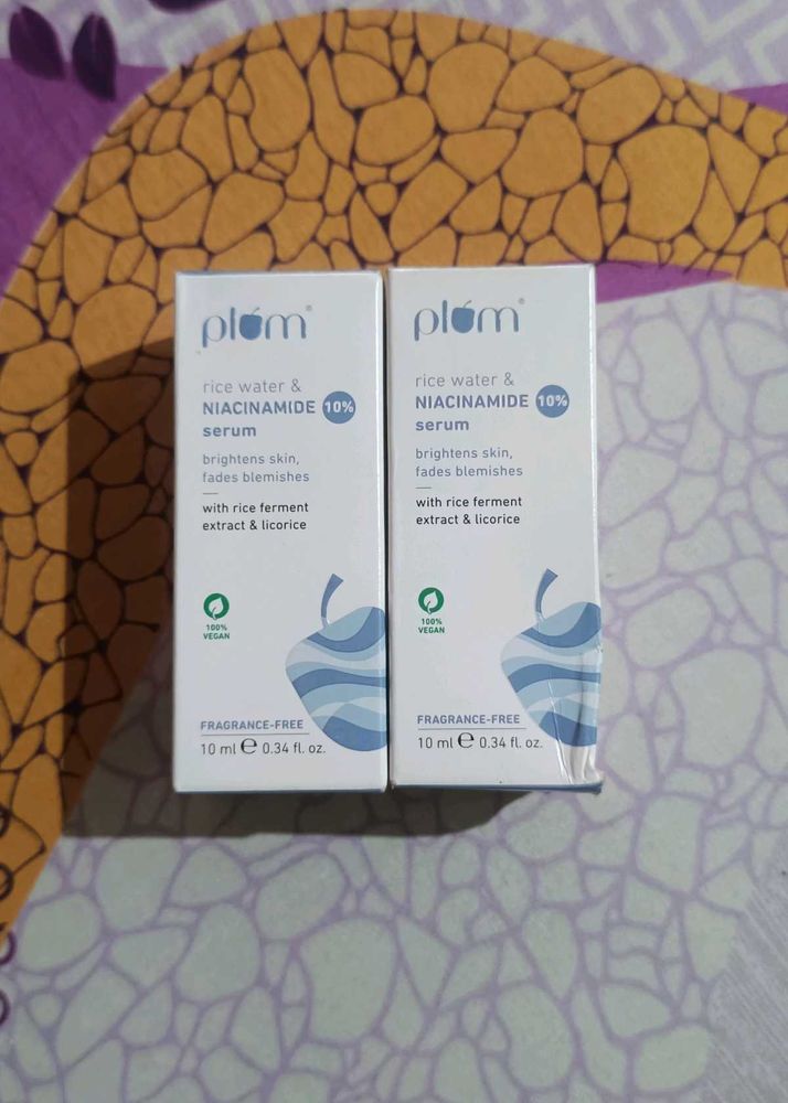 Plum Rice Water Niacinamide Serum 10%