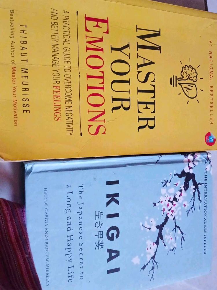 😄Master Your Emotions &amp; Ikigai Books😁