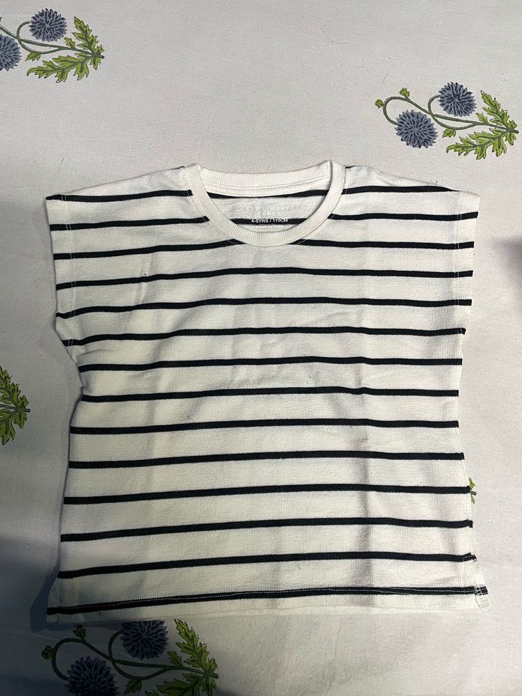 Striped Cap Sleeve Top