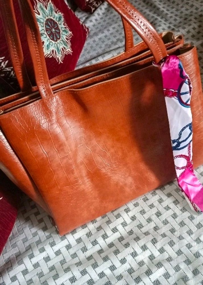 Leather BIG Hand BAG