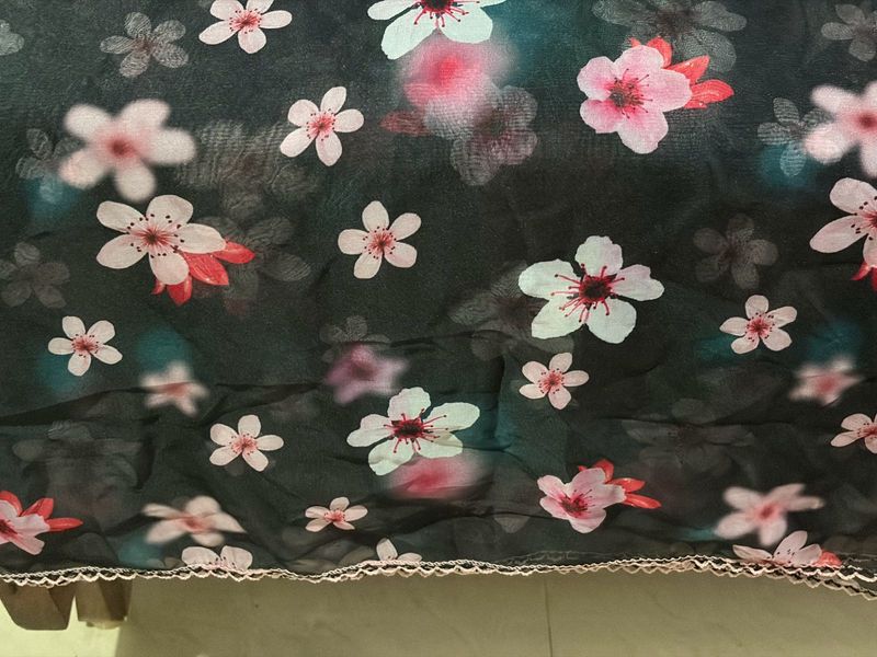 Beautiful Floral Print Duppata