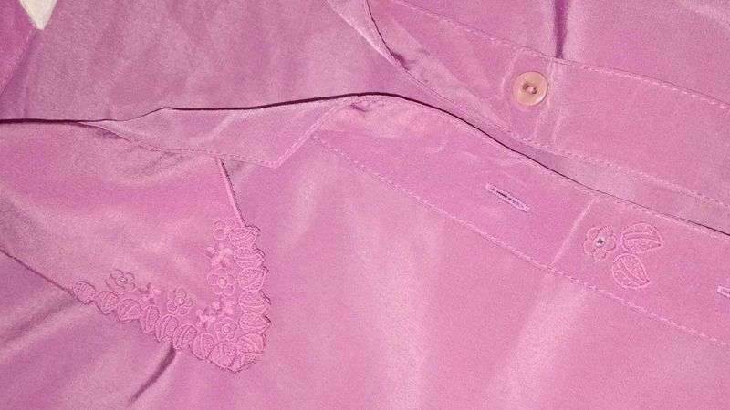 pink short shirt