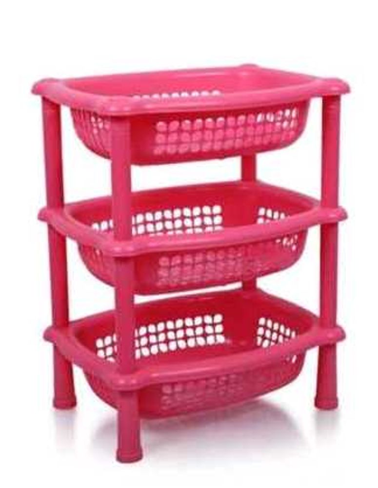 Plastic Kitchen Basket 3 Layer