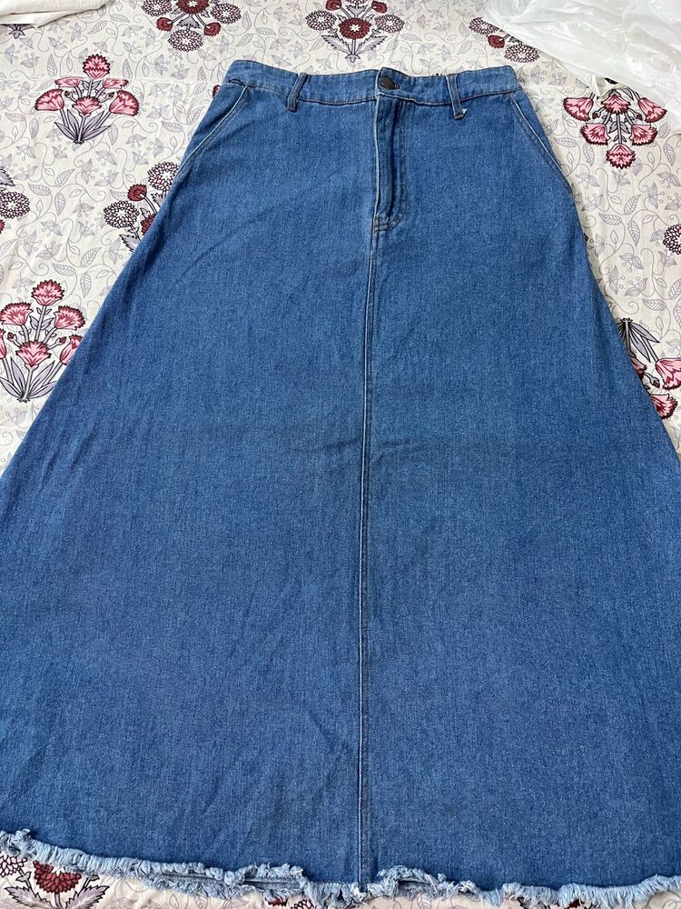 High Waist Denim Skirt  For Women!!!