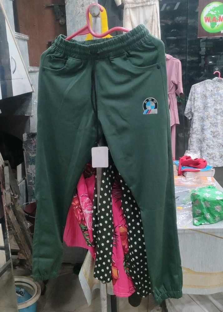 Green Casual Pants