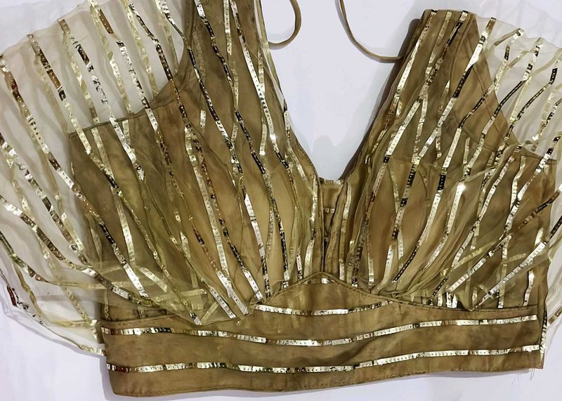 Sparkling Sequined Ethnic Blouse