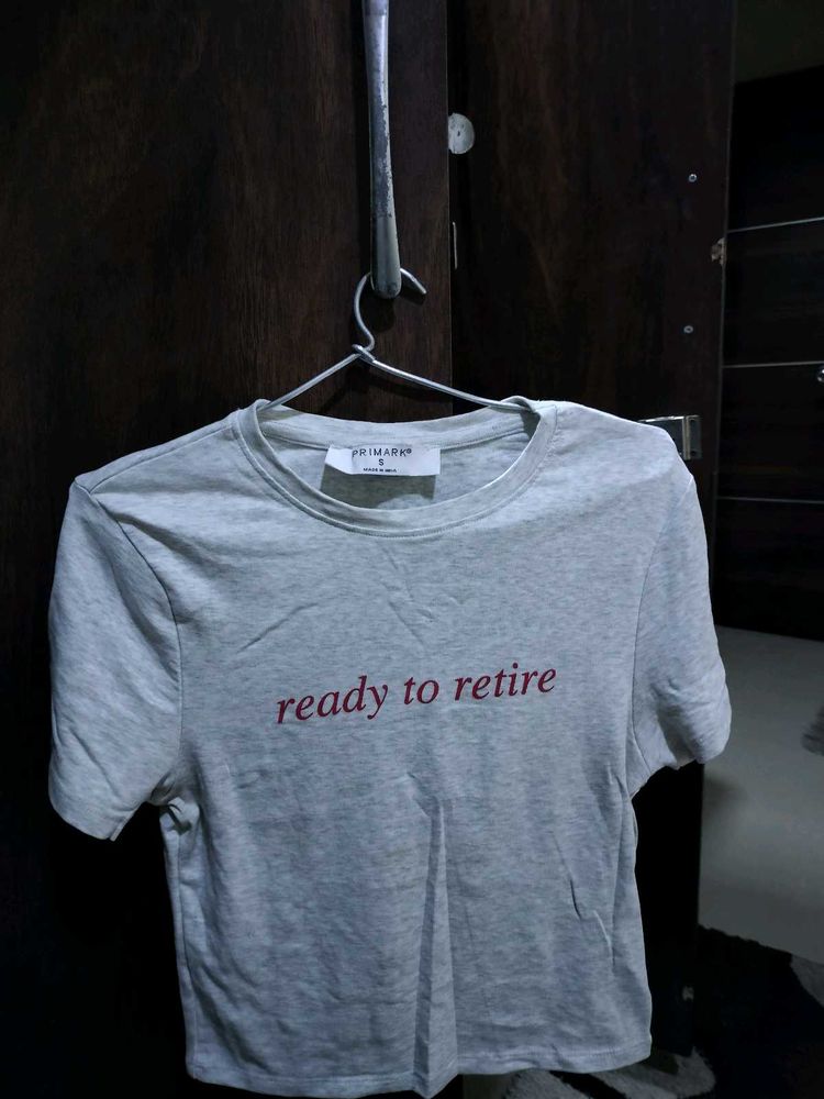 Primark "Ready to Retire" Graphic Tee