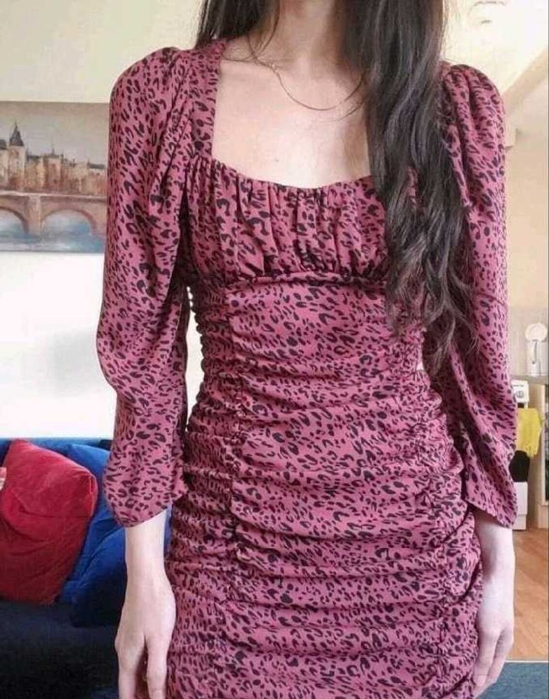 Zara printed dress