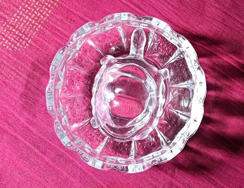 Decorative Turtle Glass Bowl