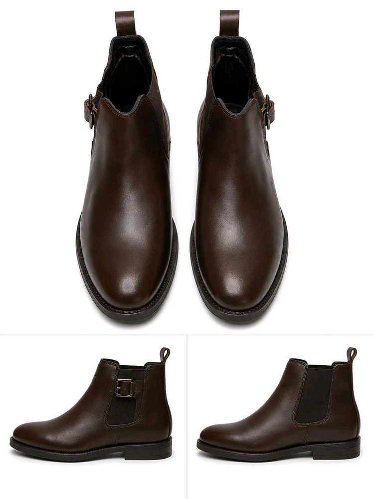 Men's Brown Leather Chelsea Boots