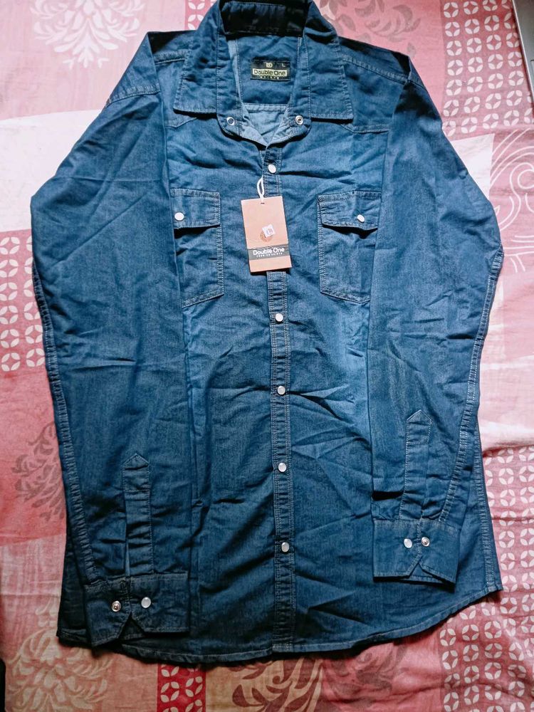 Denim Western Shirt