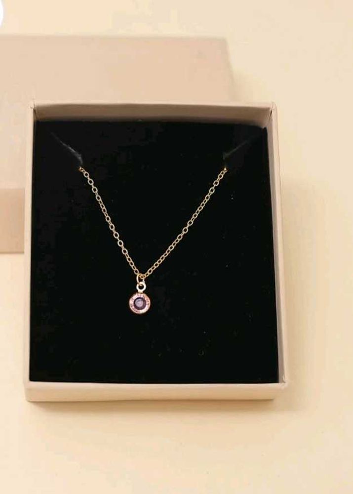 Delicate Pinkish Gem Necklace
