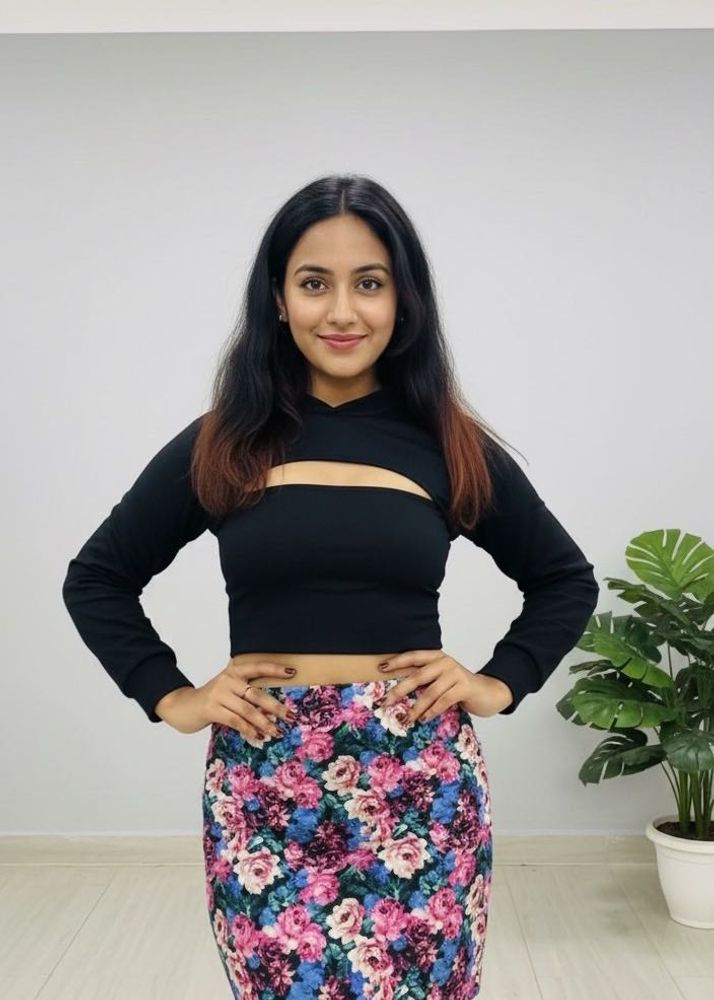 Floral Mini Skirt