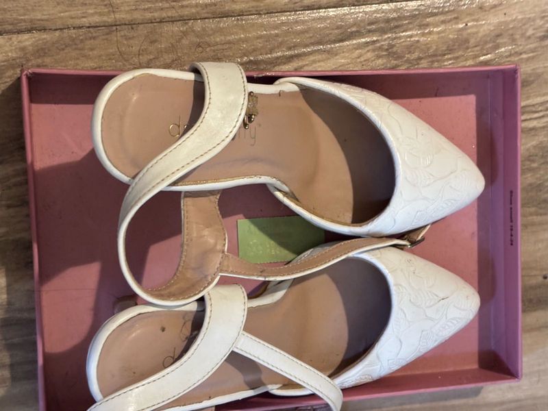 Elegant White Heels
