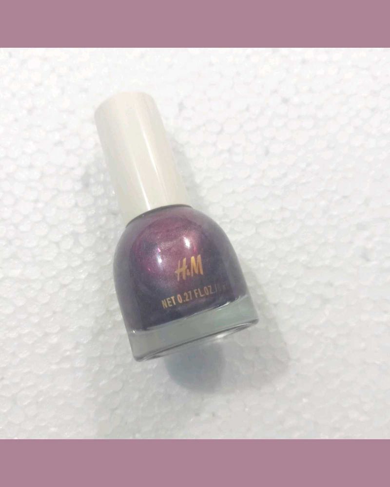 H&amp;M Nail Polishes - Red Vine and Navy(Metallic)