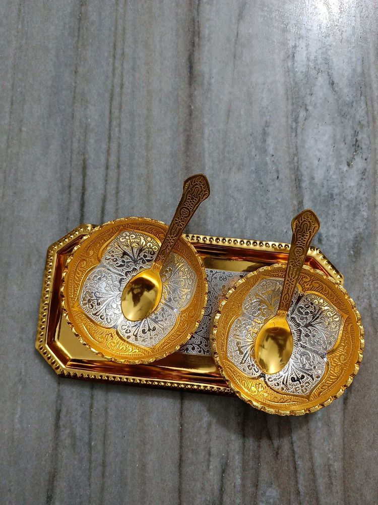 2 Bowl Set With Spoon