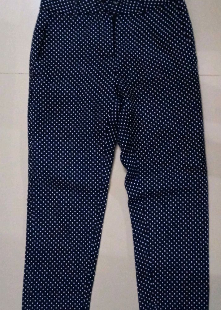 Blue Color Skinny Jean With Polka Dot|| Lucy Brand