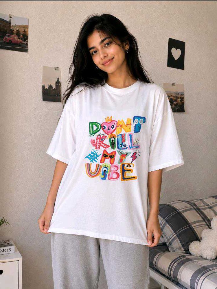 Graphic Print Oversized T-Shirt