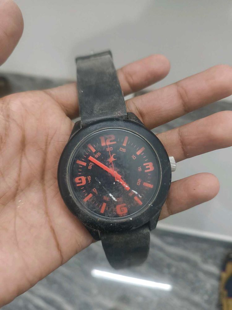 Fastrack Analog Black Watch