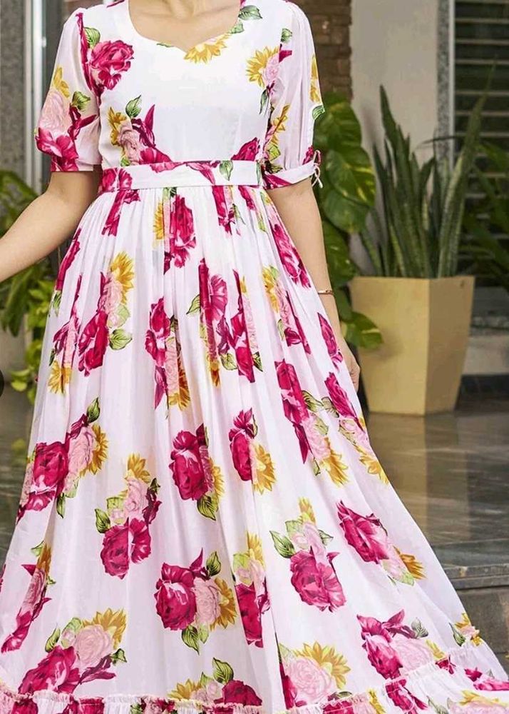 Flowy Floral Maxi Dress