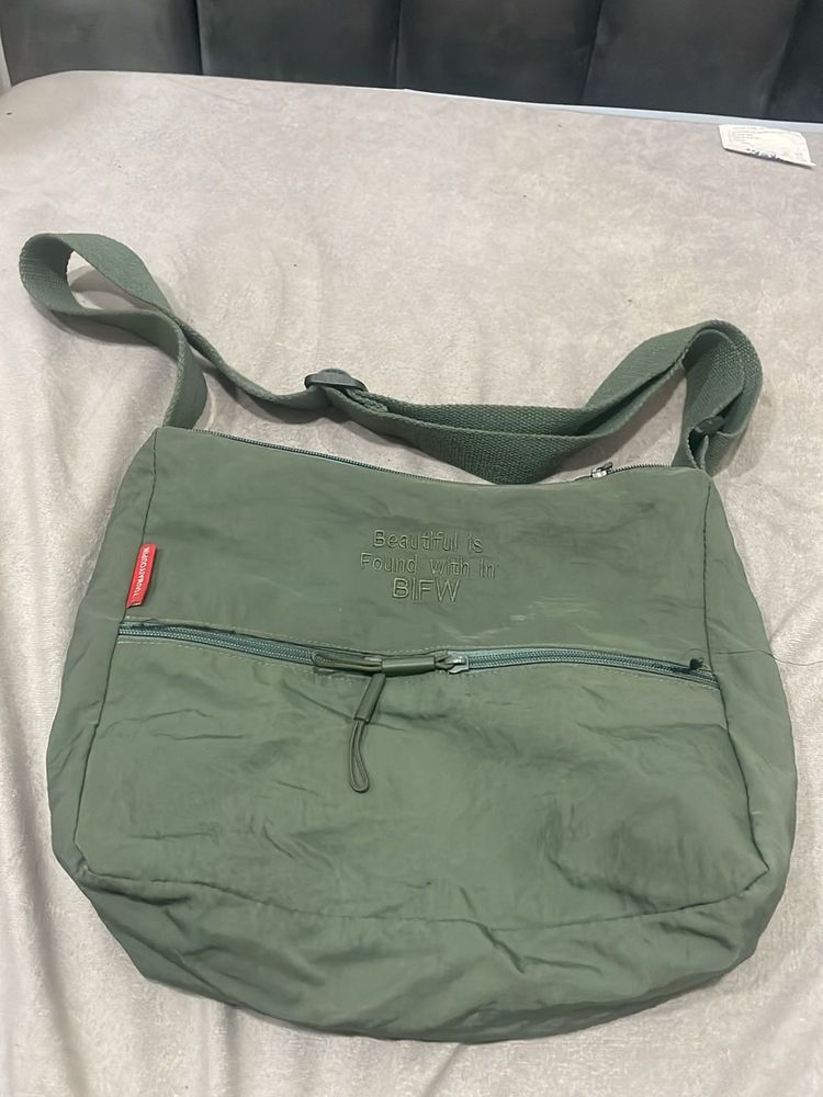 Mini Green Sling Bag