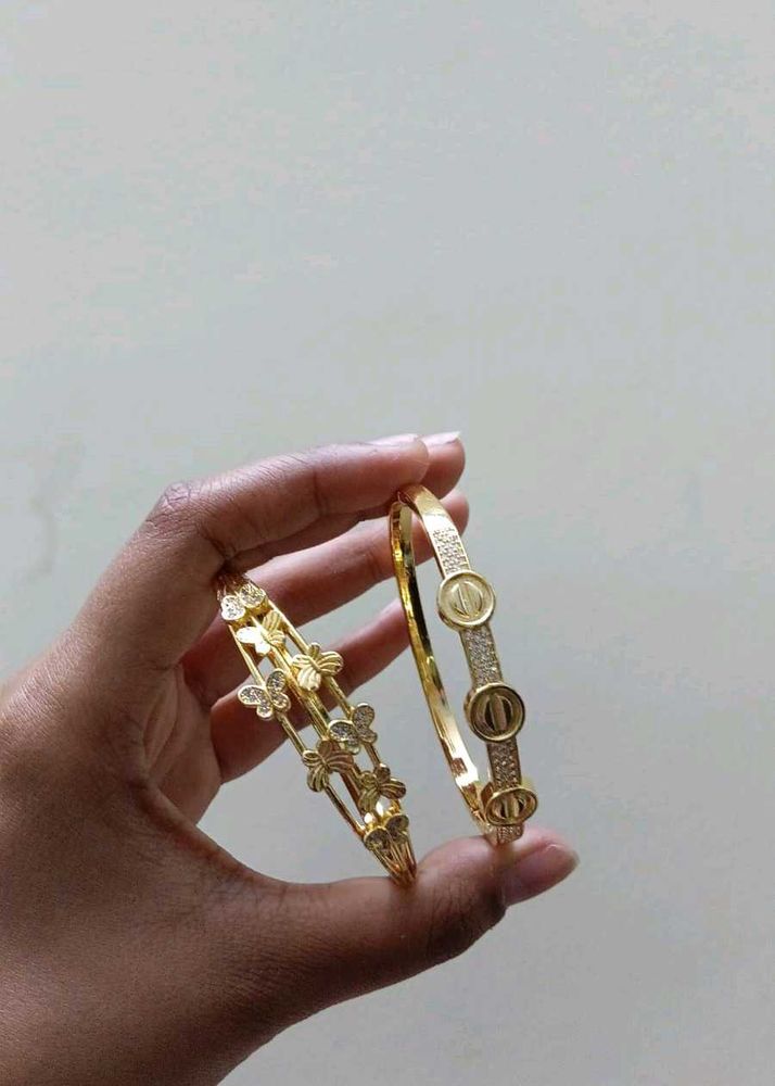 Elegant 2 Set of  Anti Tarnish kada