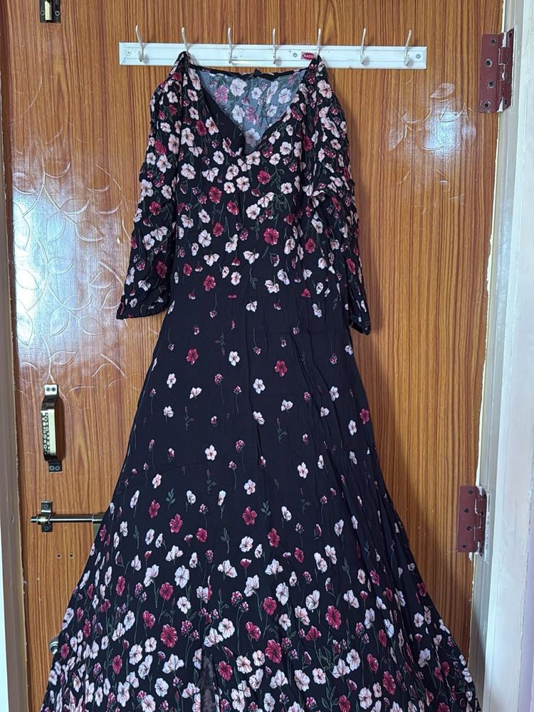 Floral Print Maxi Dress