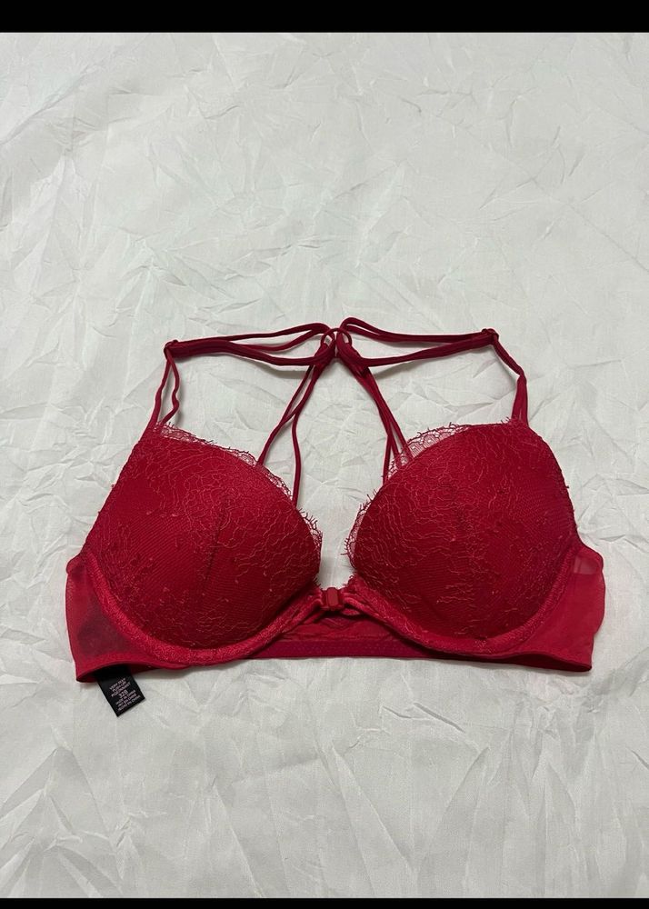 Lace Trim Push-Up Bra