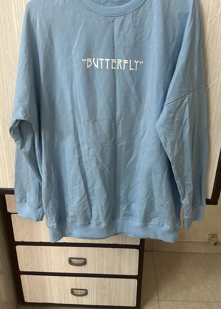 Light Blue "Butterfly" Sweatshirt