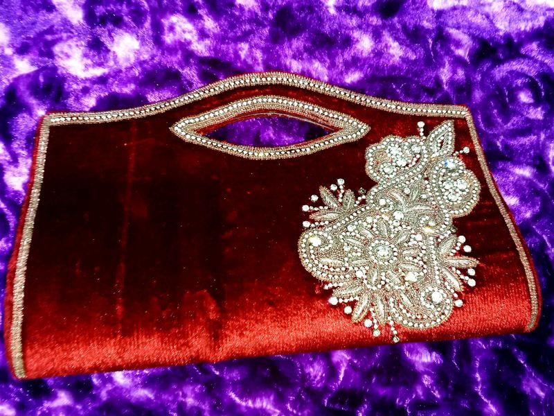 Bridal Red Clutch