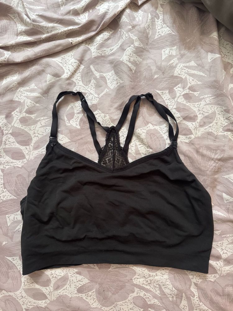 Black Lace Back bralette