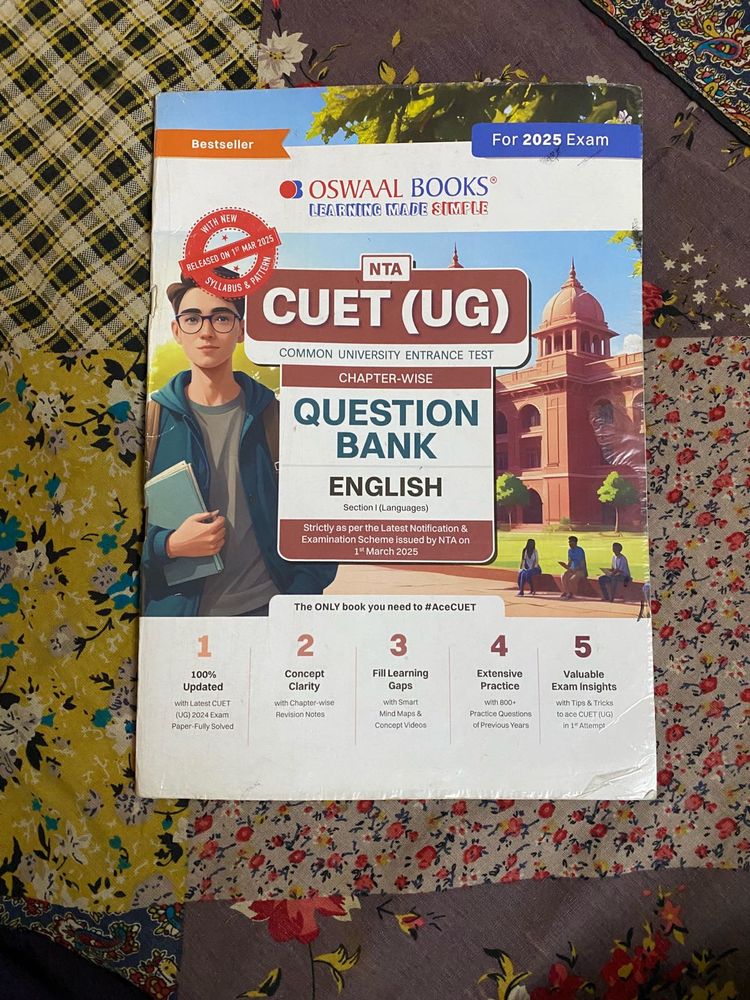 Oswaal Books CUET (UG) English Question Bank