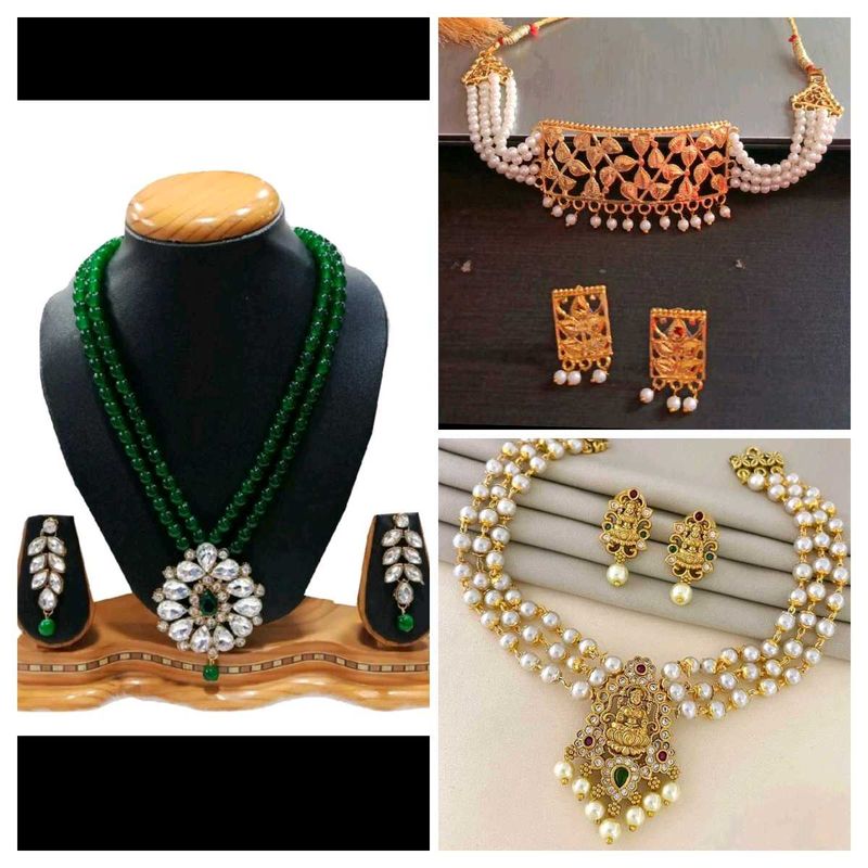 Combo Of 3 Jewellery Set