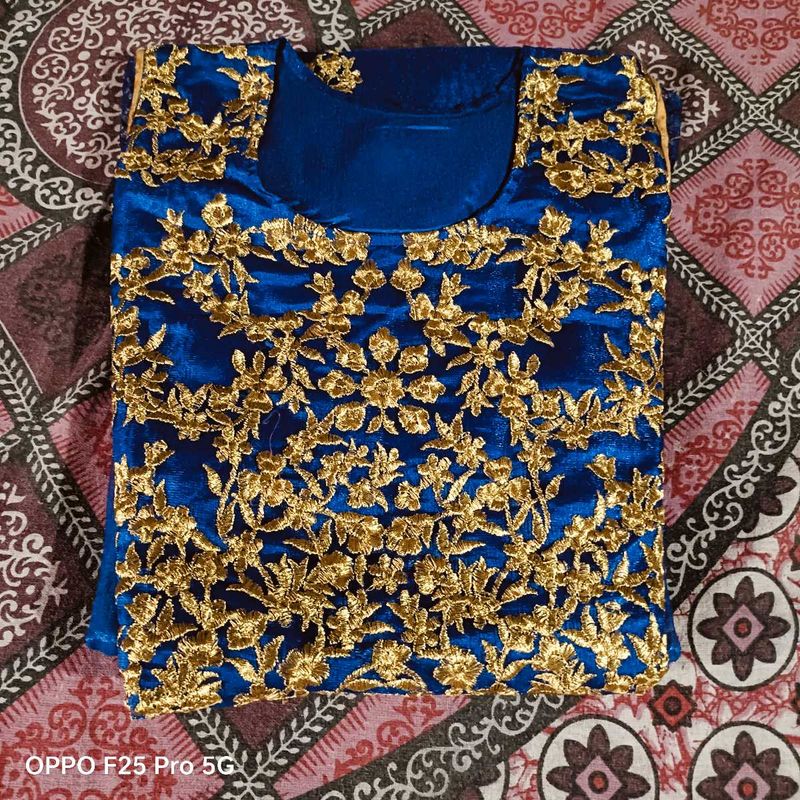 Anarkali Gown (Blue)