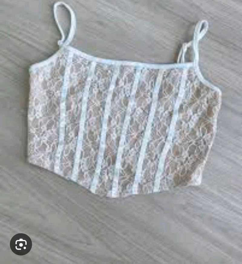 Lace Corset Top