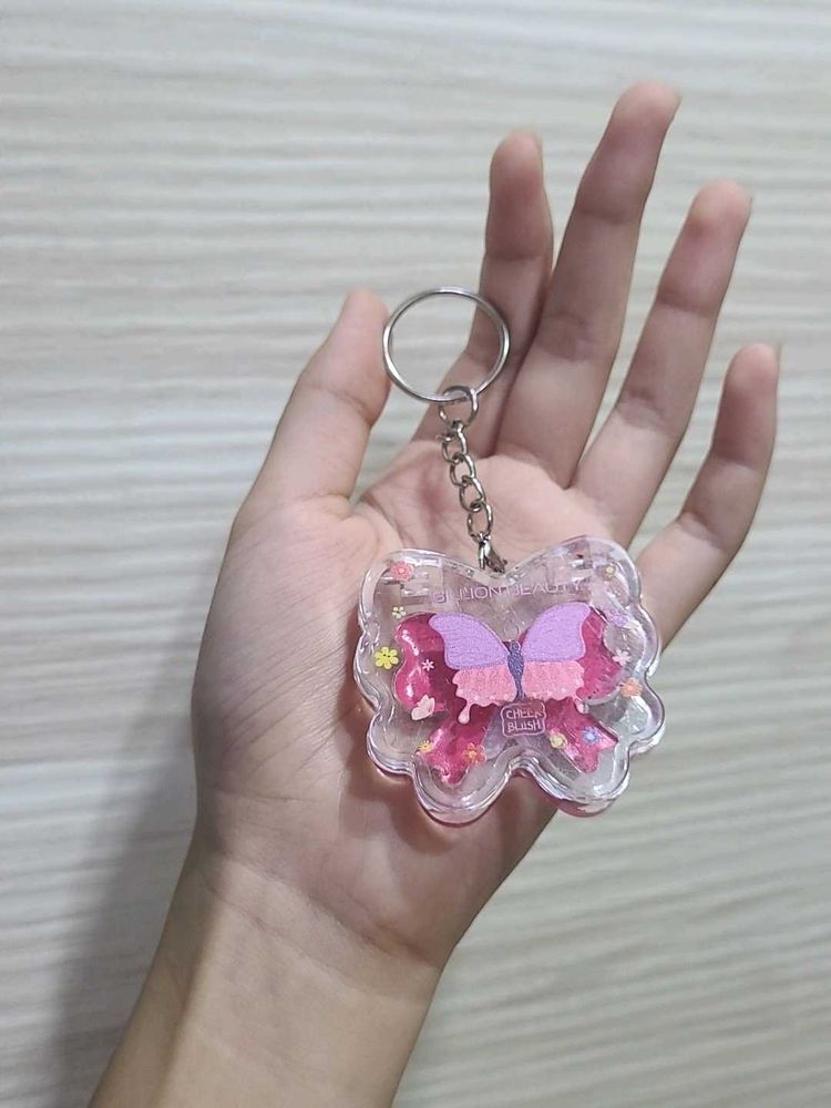 Cute Butterfly lip tint Keychain