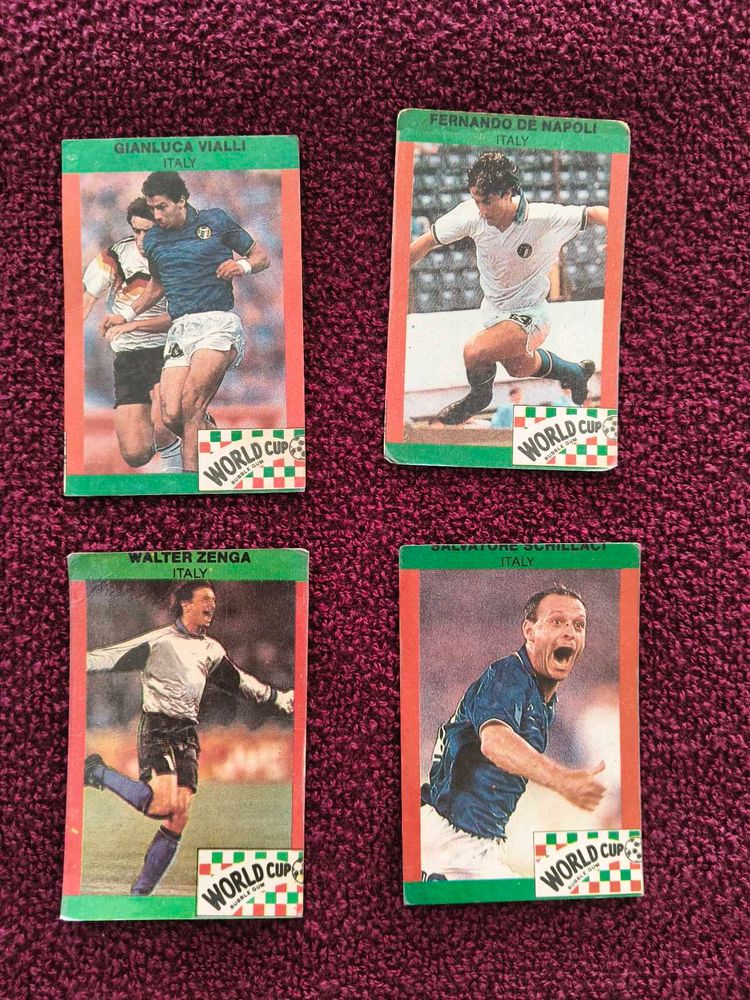 Vintage World Cup Soccer Cards
