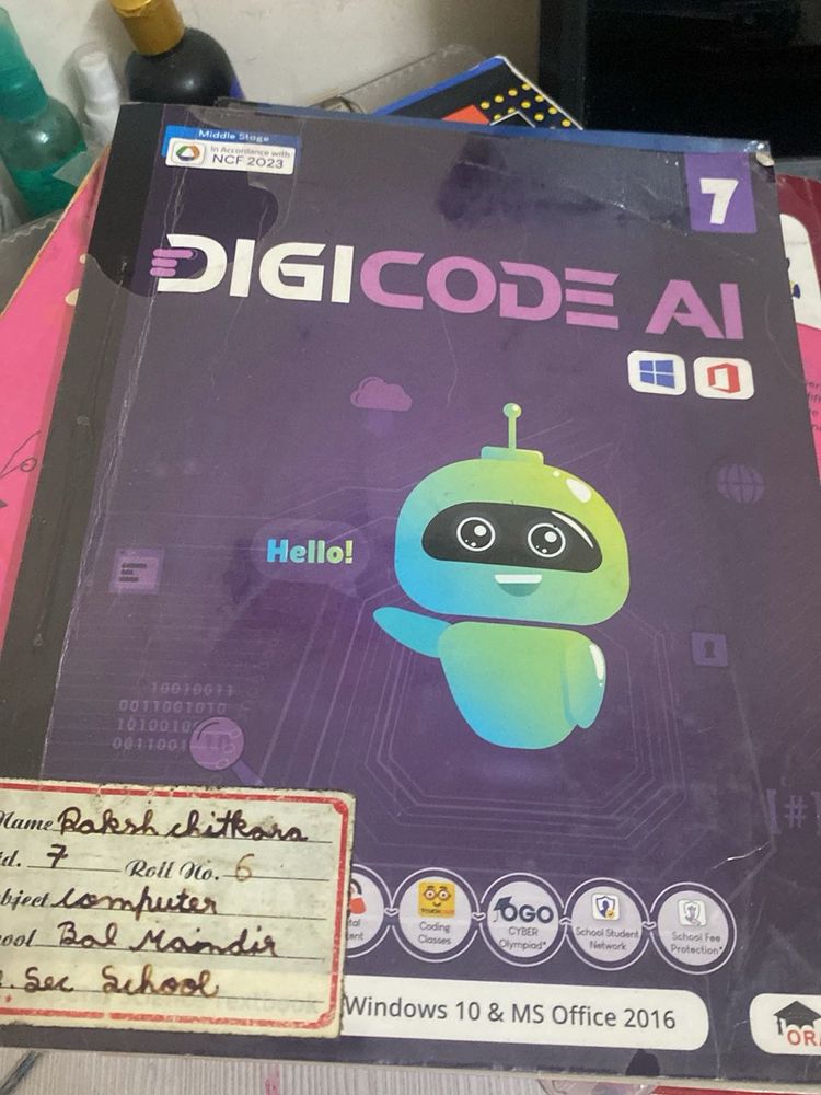 DigiCode AI Class 7 Computer Book
