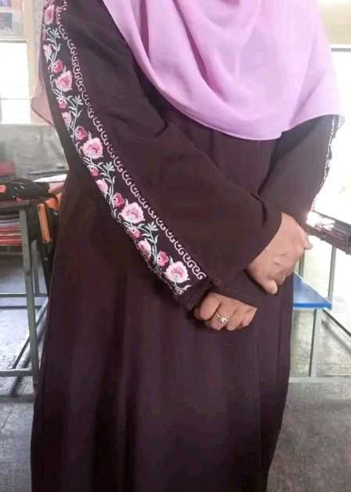 Embroidered Abaya Gown