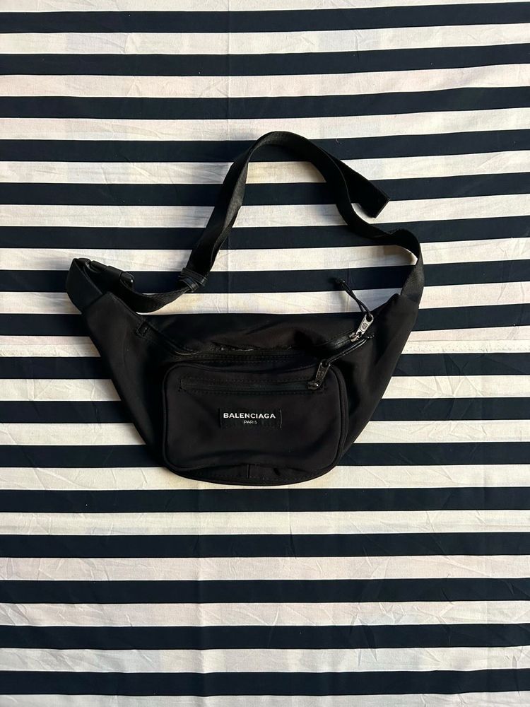 Balenciaga Black Fanny Pack