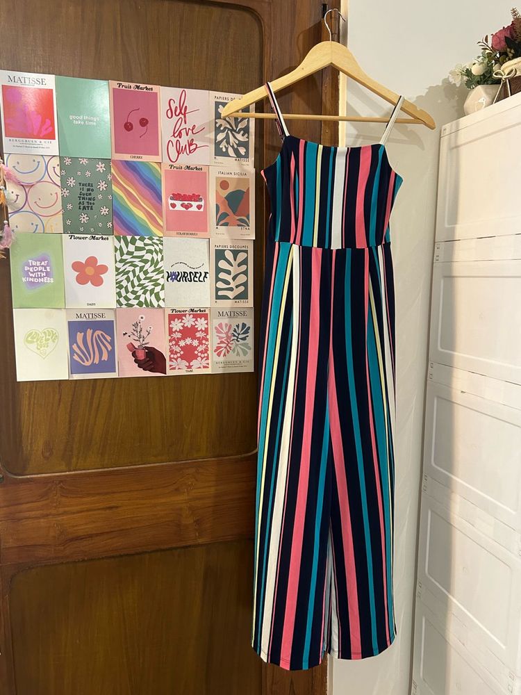 Striped Jumpsuit