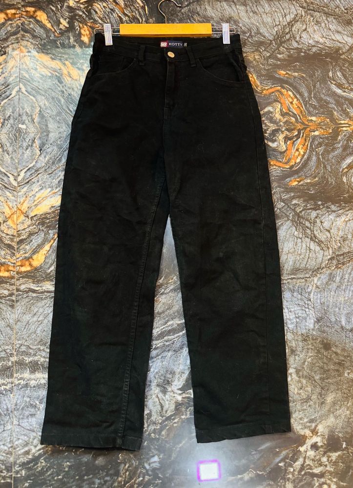 Black Wide Leg Jeans