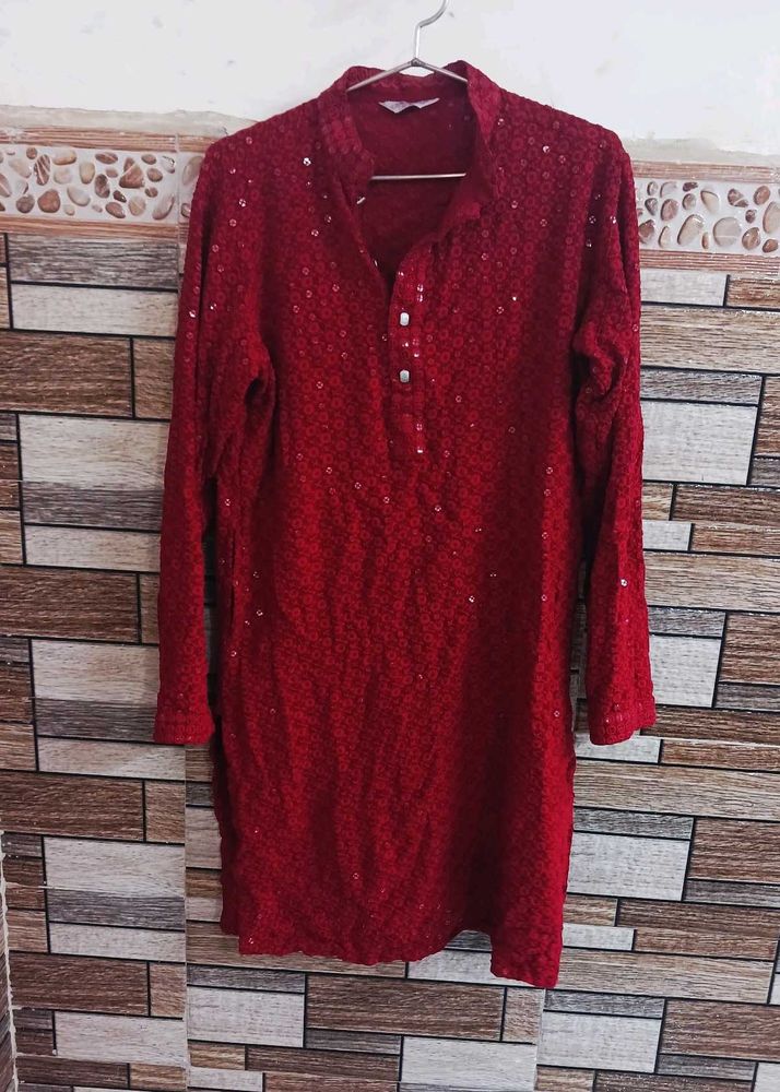Red Kurta