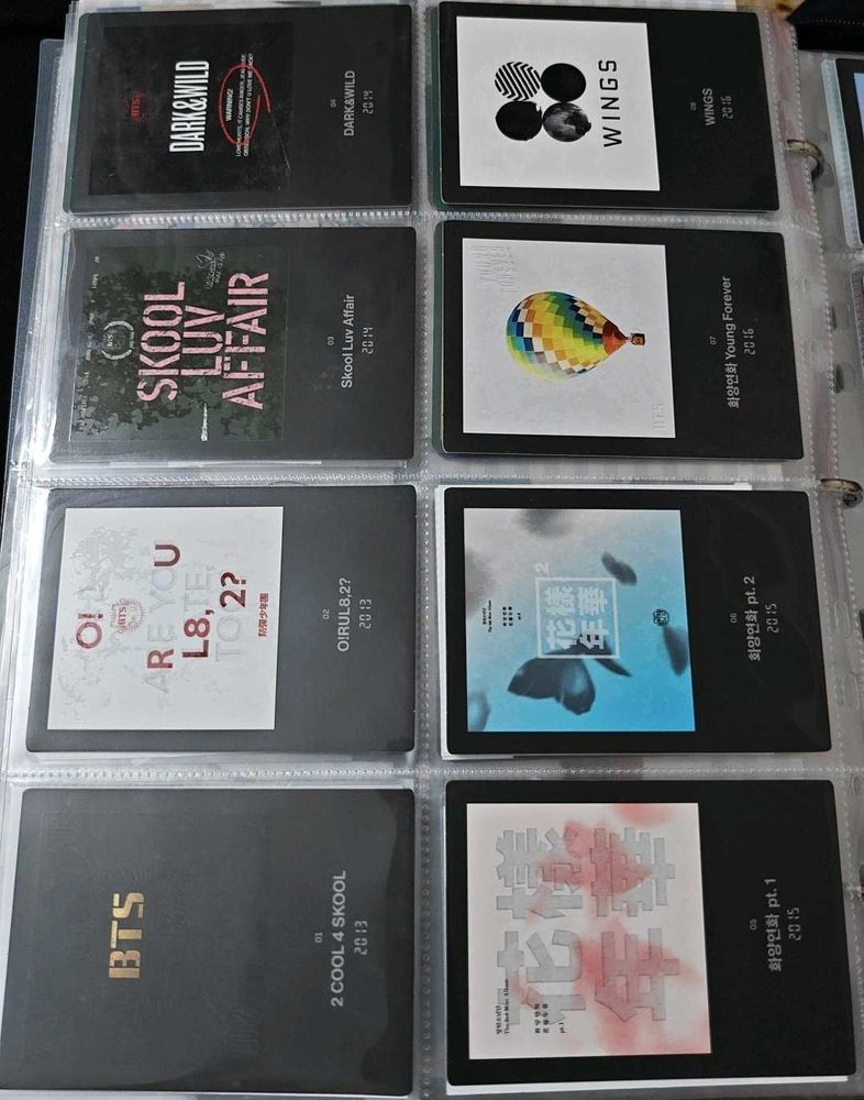 BTS Proof Exhibition Official Album Photocards