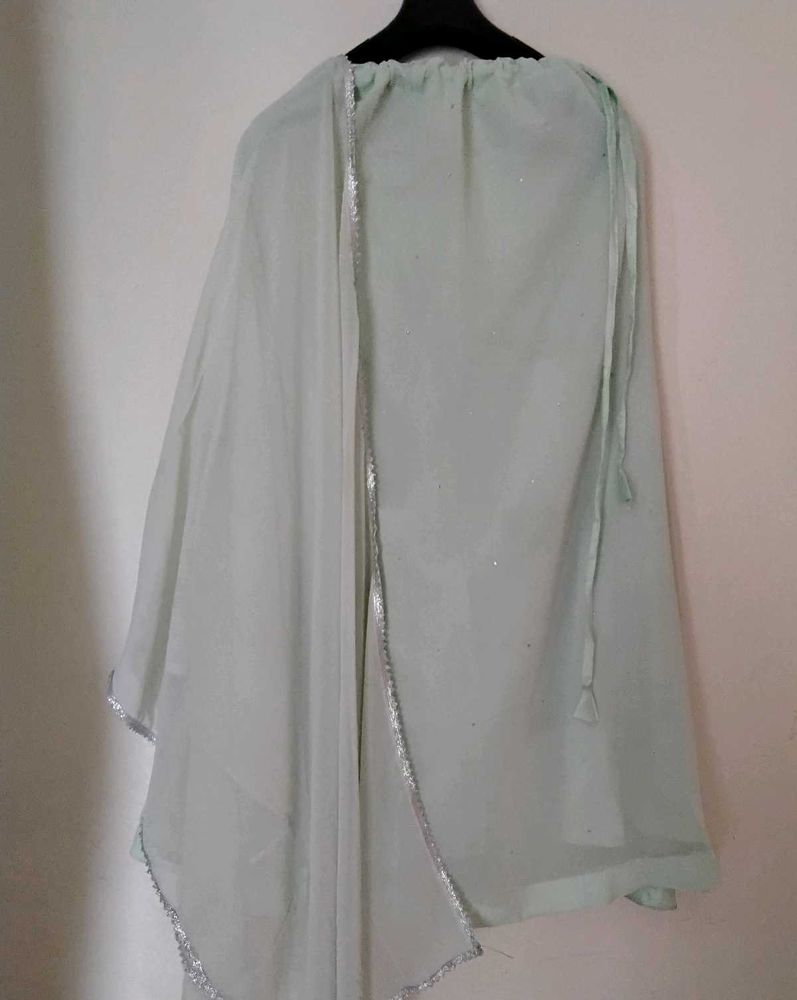 Light Green Dupatta and skirt