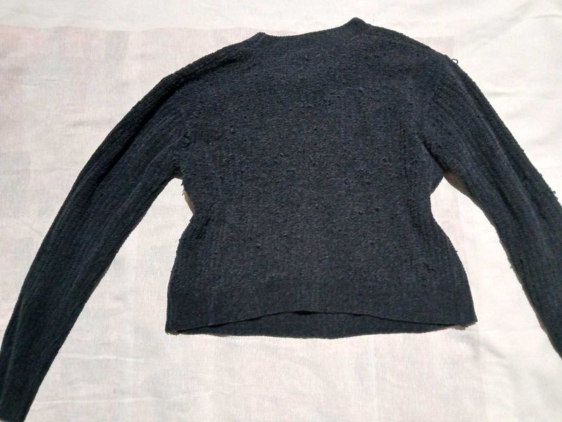 Navy blue Long Sleeve Pullover